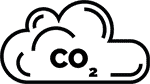 Carbon Footprint Icon